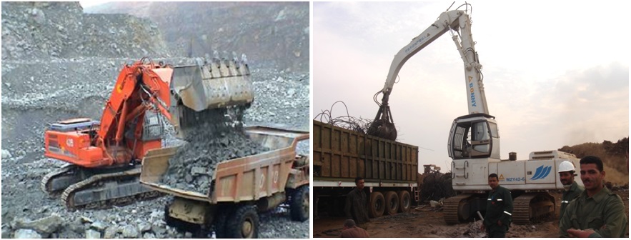 挖掘機(jī)、抓鋼機(jī)